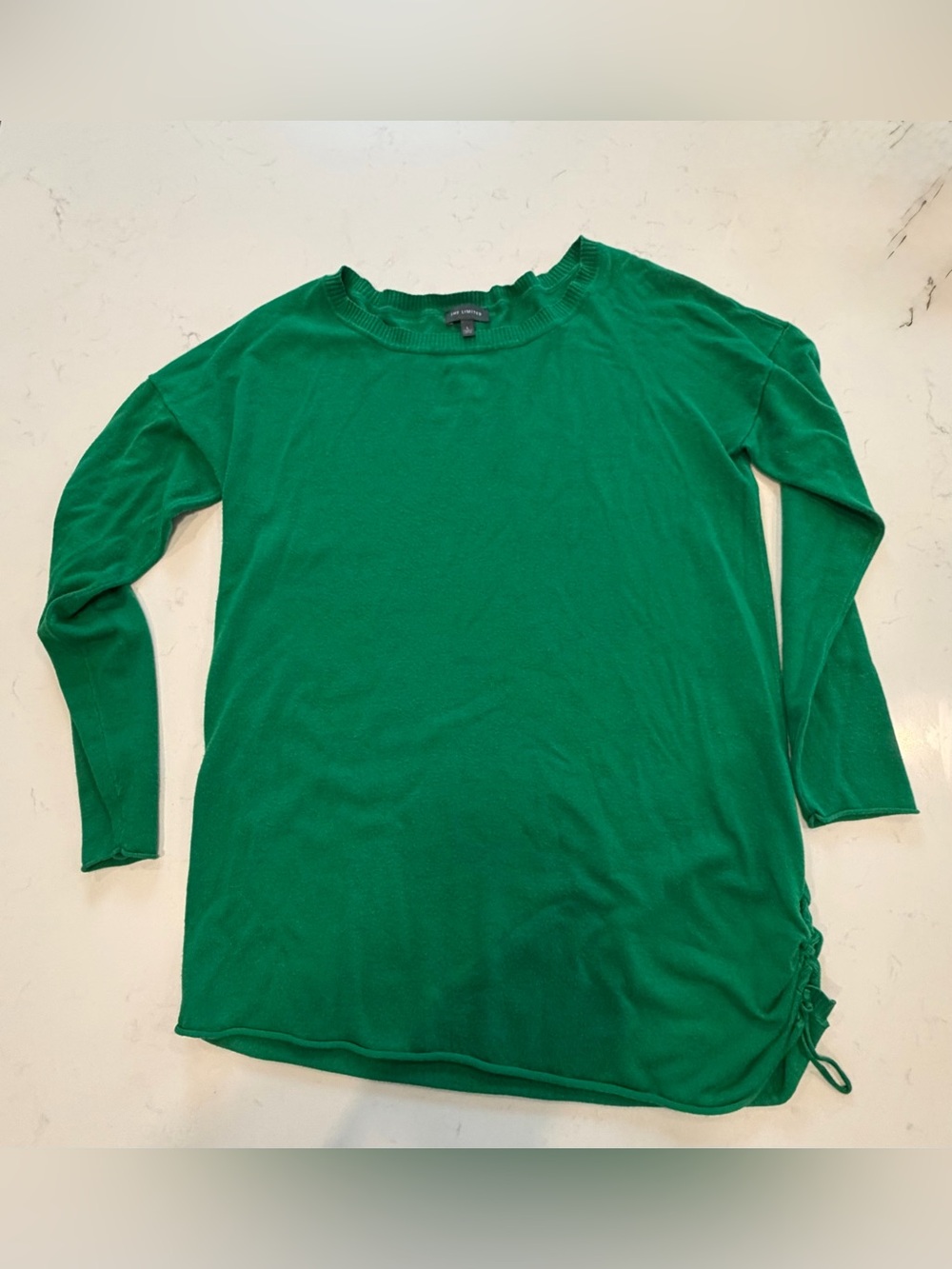 The Limited Emerald Green Long Sleeve Knit Top